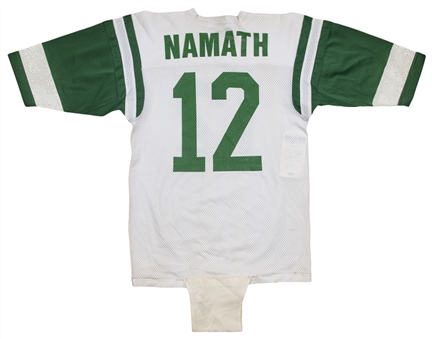 1973-1975 Joe Namath Game Used & Signed New York Jets Road Jersey (MEARS A8 & JSA)